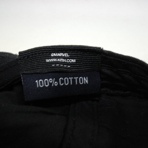 Kith x Marvel Spider-Man Needle Point Snapback Hat Black Adjustable - Picture 8 of 8